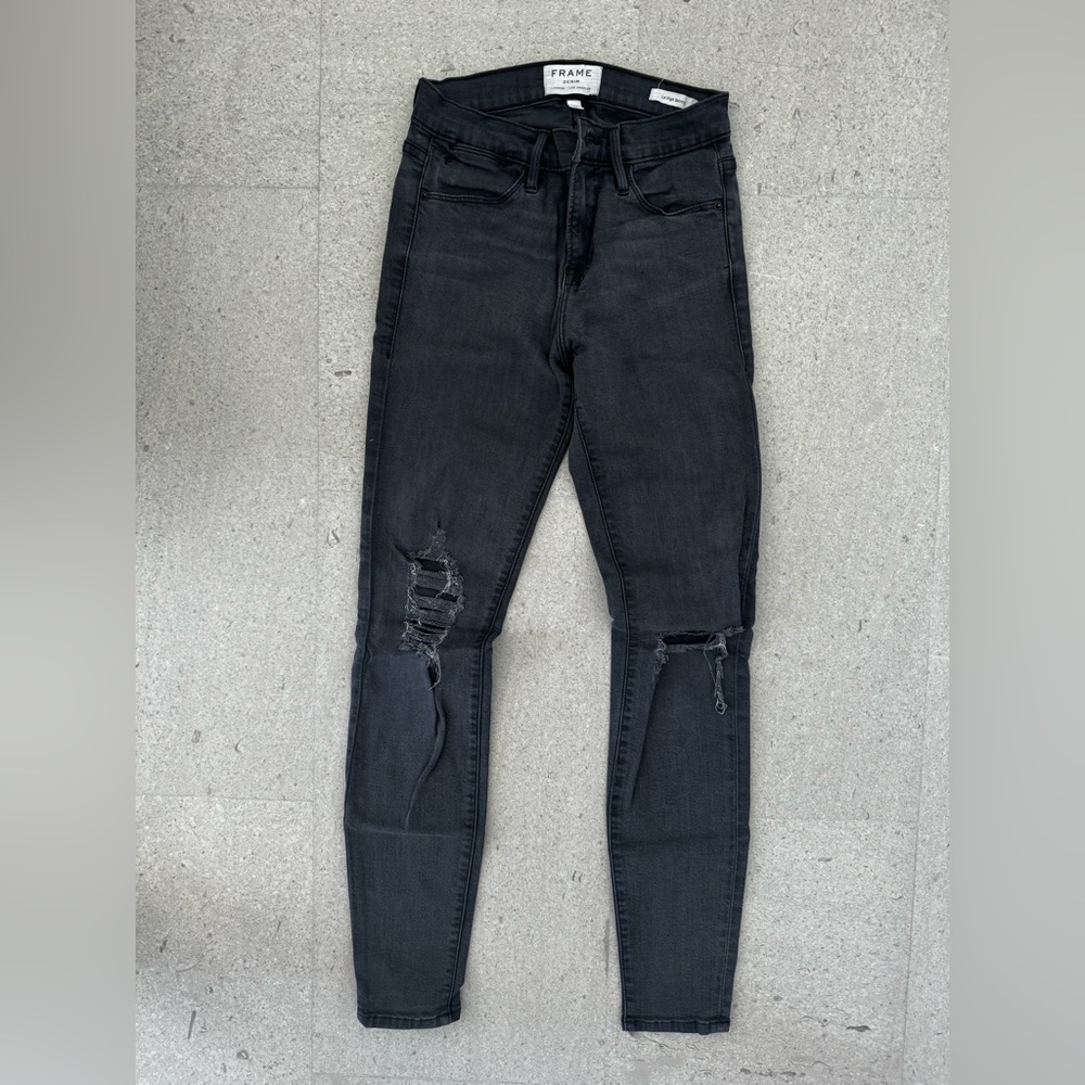 Frame grey stretchy denim size 24